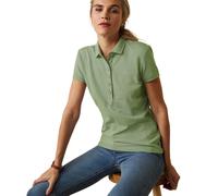 Ariat Ladies Prix 2.0 Short Sleeve Polo - Light Green - Size: UK18 (XL)
