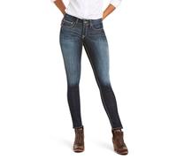 Ariat Ladies Real Mid Rise Skinny Jeans - Denim - Size: UK8