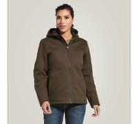 Women's waterproof hooded jacket Ariat Rebar DuraCanvas Marron L