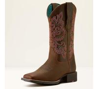 Ariat Ladies Round Up StretchFit Wide Square Toe Western Boot