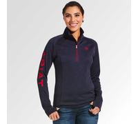 Ariat Ladies Tek Team 1/2 Zip Sweatshirt - Navy - Size: UK 12-14 (M)
