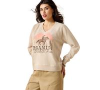 Ariat Ladies Victoria Sweatshirt - Beige - Size: UK 8-10 (S)