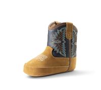 ARIAT Lil' Stompers Infant Unisex Western Boots, Tan (Outrider), 2 Infant