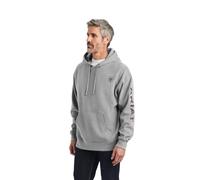 ARIAT Logo Hoodie Heather Grey