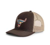 ARIAT Longhorn Gray Baseball Cap - Western Men's Trucker Hat