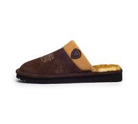 ARIAT Men's 2842 Silversmith Outdoor Indoor Western Suede Foam Cushioned Square Toe Slipper, Chocolate/Chestnut, 6 UK