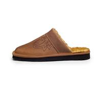 ARIAT Men's 2842 Silversmith Outdoor Indoor Western Suede Foam Cushioned Square Toe Slipper, Distressed Brown, 11 UK