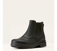 ARIAT Barnyard Twin Gore II Men's Leather Waterproof Chelsea Boot (Black, UK 8.5)