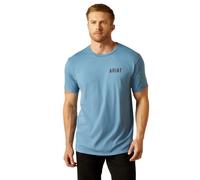 Ariat Men's Blazing Saddle T-Shirt, Coronet Blue, S