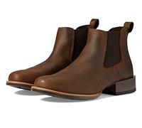 ARIAT Men's Booker Ultra Round Toe Western Boot, Distressed Brown, 6.5 UK