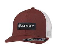 ARIAT Men's Cap with Logo Patch, Red