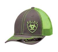 ARIAT Men's Clean Neon Corner Logo Baseball Cap, Lime Green, One Size