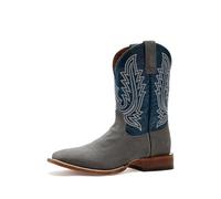 ARIAT mens County Roads Wide Square Toe Cowboy Boot, Iron Grey, 10.5 X-Wide