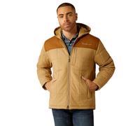 ARIAT Men's Crius Hooded Insulated Jacket, Kelp/Rubber, XL