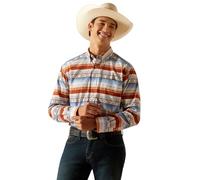 ARIAT Men's Dexter Classic Fit Shirt, Jasper Stone, XS