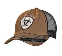 ARIAT Men's Distressed Oil Black Mesh, Brown/Black, One Size