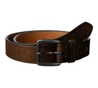 ARIAT Men's Double Row Stitch Leather Belt, Brown, 36