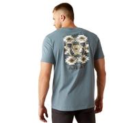 Ariat Mens Eagle Rock T-Shirt, Light Denim, XL