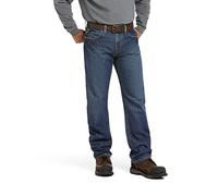 ARIAT Men's Flame Resistant M3 Loose Basic Stackable Straight Leg Jean, Flint, 42W x 32L