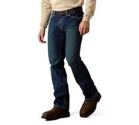 ARIAT Men's Fr M4 Low Wise Boot Cut Jean, Boundary Shale, 34W x 32L