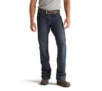 ARIAT Men's FR M4 Relaxed Basic Boot Cut Jean, Shale, 38W x 30L