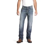 ARIAT Men's Fr M4 Relaxed Stretch Duralight Boundary Boot Cut Jean Durable Work, Bryce, 33W x 32L