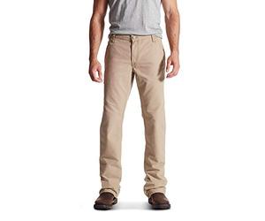 ARIAT Men's Fr M4 Relaxed Workhorse Boot Cut Pant, Khaki, 36W x 38L