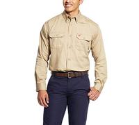 Ariat Mens Fr Solid Work Shirt XL-T Khaki