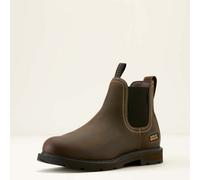 Ariat Men's Groundbreaker Chelsea Waterproof Soft Toe Work Boot Dark Brown Uk 8.5 Including Ariat Water Bottle