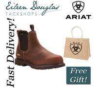 ARIAT Mens Groundbreaker Jod Eniso H2O St Brown - Waterproof Sprayproof - Penetration resistant metal-free midsole Footwear UK Size - UK 9.5