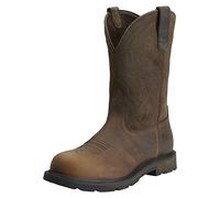 ARIAT Men's Groundbreaker Pull-on Steel Toe Work Boot Brown Size: 10 Wide