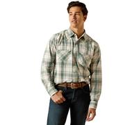 ARIAT Men's Hansai Retro Fit Shirt, Egret, XXL