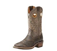 ARIAT mens Heritage Roughstock Western Boot, Brown, 9.5 UK