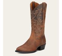 Leather western boots Ariat Heritage R Toe