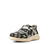 Ariat Men's Hilo Loafer, Black & White Flannel Blanket/Black Suede, 7 UK