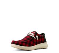 Ariat Men's Hilo Shoe, Red Buffalo Check Flannel, 8 UK