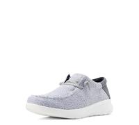 ARIAT Men's Hilo Stretch Sneaker, Distressed White/Dark Grey, 7.5 Wide