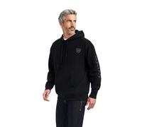 ARIAT Men's Hoodie Sweatshirt, Logo Black, 3XL