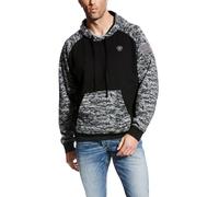 ARIAT Men's Hoodie Sweatshirt, Patriot Black Digi Camo, L