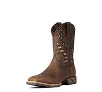 ARIAT Men's Hybrid Ventek, Distressed Brown/America Flag, 10