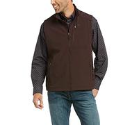 ARIAT Men's Logo 2.0 Patriot Softshell Vest, Coffee Bean, XL