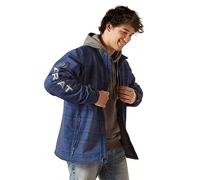 ARIAT Men's Logo 2.0 Softshell Jacket Coat, Midsummer Night/Rock Climb, XXL