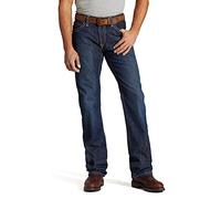 ARIAT Men's Low Wise FR M4 Relaxed Basic Boot Cut Jean, Shale, 38W x 36L
