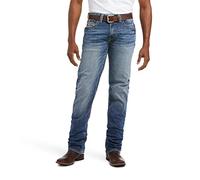 ARIAT Men's M4 Low Rise Stretch Longspur Stackable Straight Leg Jean Pants, Dakota, 36W x 34L
