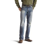 ARIAT Men's MNS M5 Low Rise Straight Gambler Jeans, 38 W/30 L