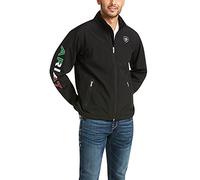 ARIAT Men's New Team Softshell Mexico Water Resistant Jacket Coat (pack of 1)