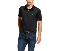 Ariat Mens Norco Short Sleeve Polo - Black - Size: X Large