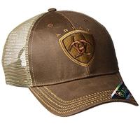 ARIAT Men's Oilskin Mesh Hat - Brown - One Size
