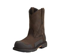 Ariat Men's Overdrive XTR Pull-on H2O Composite Toe Work Boot, Brown Cordura/Oily Distressed Brown, 12 2E US