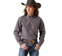 Ariat Men's Pro Series Winston Fitted Shirt, Navy, XL